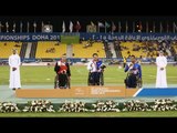 Men's 5000m T54 | Victory Ceremony |  2015 IPC Athletics World Championships Doha