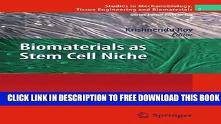 New Book Biomaterials as Stem Cell Niche