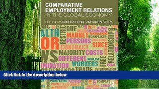 Big Deals  Comparative Employment Relations in the Global Economy  Best Seller Books Best Seller