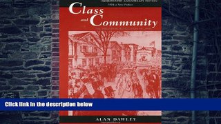 Big Deals  Class and Community:  The Industrial Revolution in Lynn  Free Full Read Best Seller