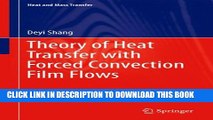 Collection Book Theory of Heat Transfer with Forced Convection Film Flows (Heat and Mass Transfer)