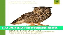 [PDF] Wildlife, Forests and Forestry: Principles of Managing Forests for Biological Diversity (2nd