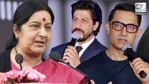 Shahrukh & Aamir Taunted For Surrogacy By BJP Leader Sushma Swaraj