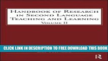 Collection Book Handbook of Research in Second Language Teaching and Learning: Volume 2