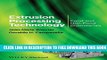 Collection Book Extrusion Processing Technology: Food and Non-Food Biomaterials