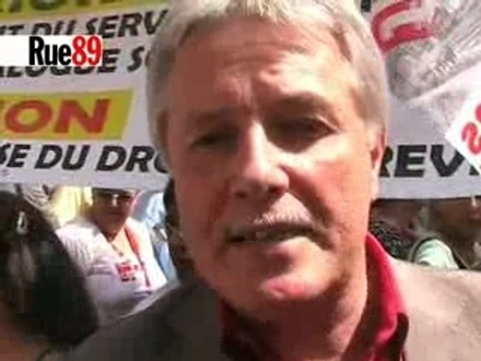 La CGT contre le service minimum 1