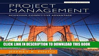 [PDF] Project Management: Achieving Competitive Advantage (4th Edition) Full Collection