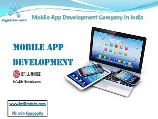 Mobile App Development Company in India