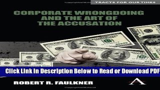 [Get] Corporate Wrongdoing and the Art of the Accusation (Anthem Finance) Popular New