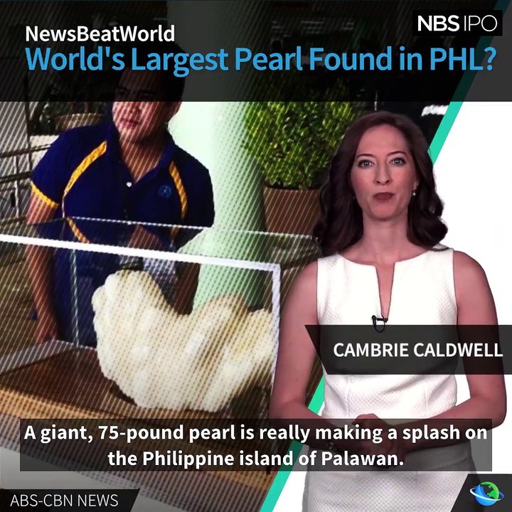 Pearl weighing 75 pounds in Philippines could be biggest ever found