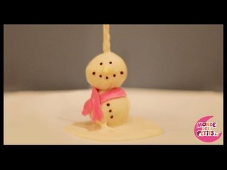 Cake Pops Gateau Au Chocolat En Sucette Le Bonhomme De Neige De Noel Video Dailymotion