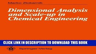 New Book Dimensional Analysis and Scale-up in Chemical Engineering
