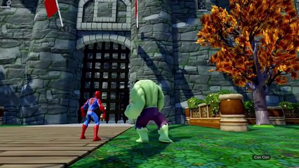 Người Khổng Lồ Hulk Cưỡi Khủng Long - Người Nhện Cưỡi Khủng Long 2016