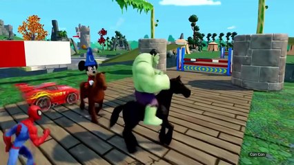 Người Khổng Lồ Hulk Cưỡi Khủng Long - Người Nhện Cưỡi Khủng Long 2016