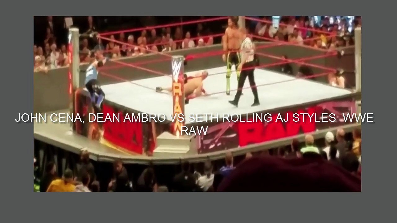 JOHNCENA vs seth rolling wwe championship 22 au...