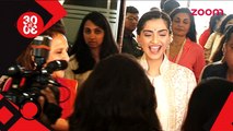 Sonam Kapoor Fluants Her Indian Look At Women Entrepreneur’s Exhibition-Bollywood News-#TMT