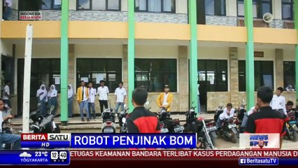 Siswa SMK Sukabumi Buat Robot Penjinak Bom