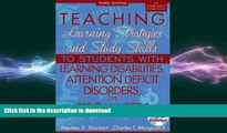FAVORITE BOOK  Teaching Learning Strategies and Study Skills To Students with Learning