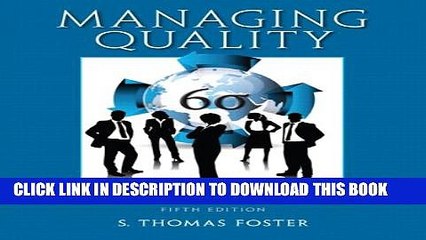 [PDF] Managing Quality: Integrating the Supply Chain (5th Edition) Full Online