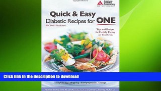 READ  Quick   Easy Diabetic Recipes for One  GET PDF