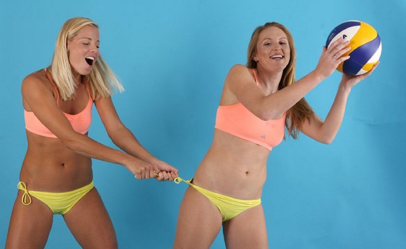 Female Beach Volleyball Wardrobe Malfunction