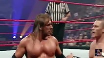 John Cena vs Triple H vs Edge WWE  Backlash 2015 Bloody match