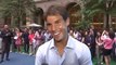 Rafael Nadal, Serena and Venus Williams plays Virtual Tennis in NYC.