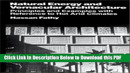 [Read] Natural Energy and Vernacular Architecture: Principles and Examples with Reference to Hot