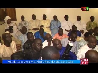 Vidéo: Visite de courtoisie du PR au Khalif Général des Mourides à Dakar