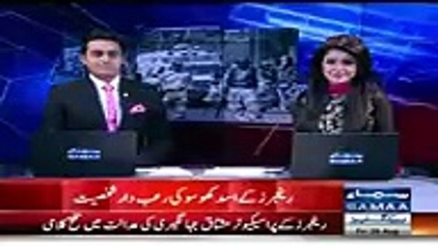 After Thakur , Rangers presents Asad Khoso - See how he is taking action against MQM offices & Altaf Hussain's posters