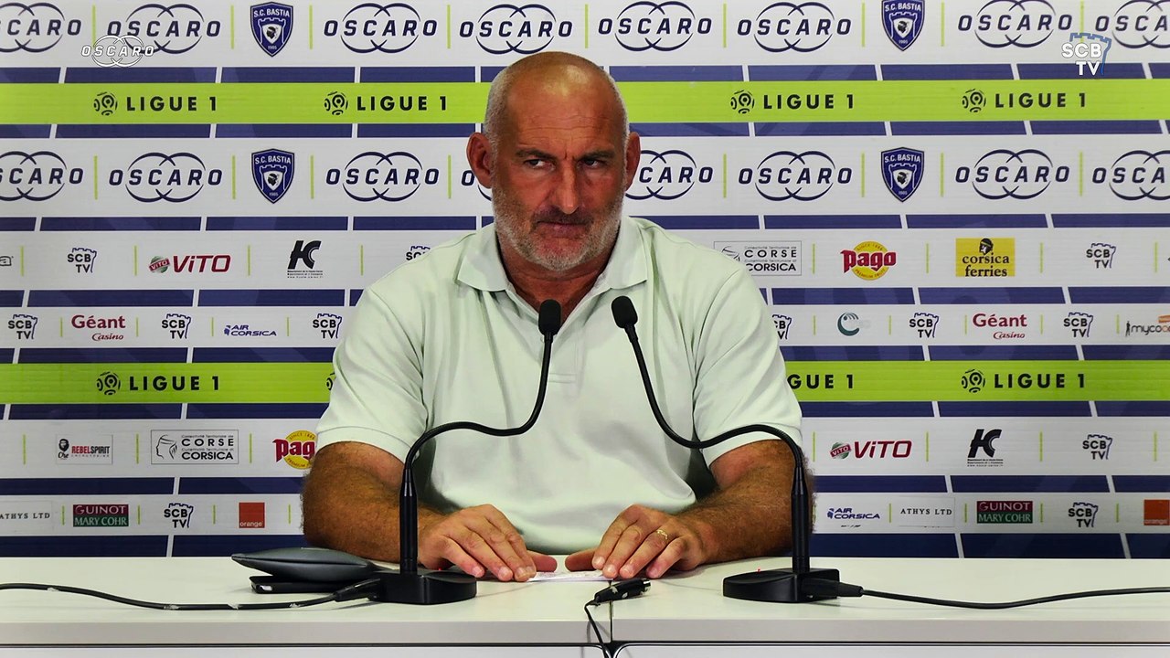 Caen-Bastia : Conf. d'avant-match de F. Ciccolini