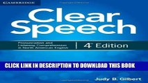 [PDF] Clear Speech Student s Book: Pronunciation and Listening Comprehension in North American