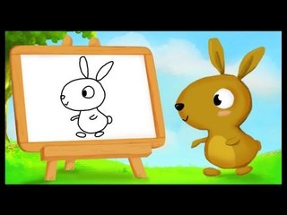 Apprendre à dessiner les animaux - Le lapin