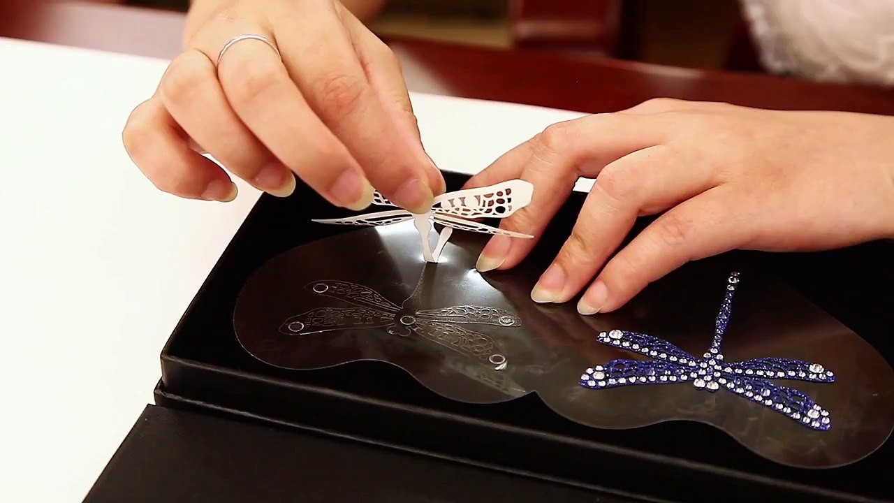 How to Apply Delicate Wings | Bling Art Plus Body and Clothes Swarovski Crystal Tattoos