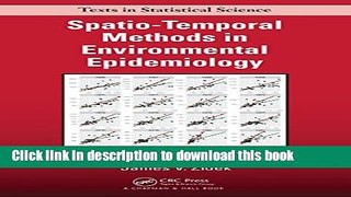 Read Spatio-Temporal Methods in Environmental Epidemiology (Chapman   Hall/CRC Texts in
