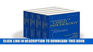 New Book Handbook of Child Psychology, 6th Edition (4 Volume Set) (Vol. 1)