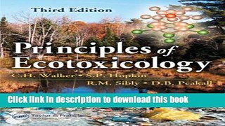 Read Principles of Ecotoxicology, Third Edition  Ebook Free