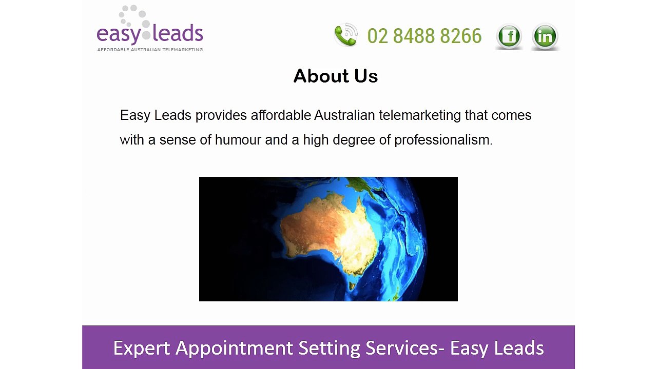 Expert Appointment Setting Services- Easy Leads