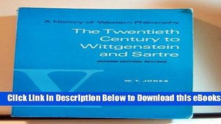 [Reads] A History of Western Philosophy, Vol. 5: The Twentieth Century to Wittgenstein and Sartre