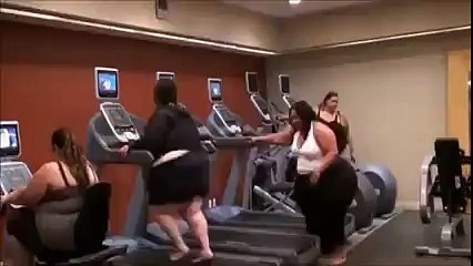 Obez ablalar spor yapıyor