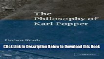 [Best] The Philosophy of Karl Popper Free Books
