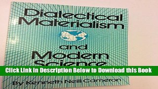 [PDF] Dialectical Materialism and Modern Science Free Books