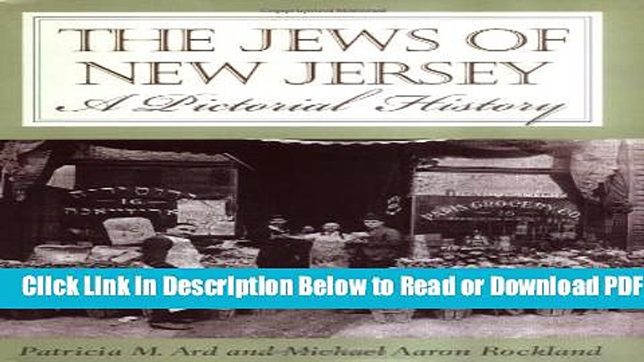 [PDF] The Jews of New Jersey: A Pictorial History Free Online