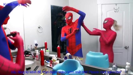 Người nhện và Nữ hoàng băng giá Elsa - Cuộc sống hàng ngày cùng joker 2016