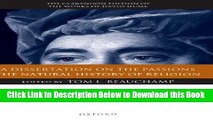 [PDF] David Hume: A Dissertation on the Passions; The Natural History of Religion (Clarendon Hume