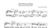And Dream of Sheep (instrumental  sheet music) - Kate Bush