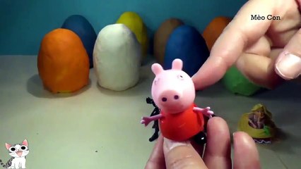 Bóc trứng đất nặn Play-doh, người nhện, công chúa tóc mây, người dơi 2016