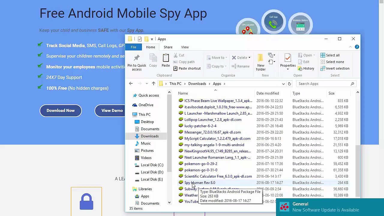 تطبيق Spy Human خطير للتجسس على اي هاتف وقراءة الرسائل النصية، المكالمات ، الصور ، رسائل الواتساب