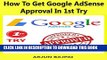 [PDF] How To Get Google Adsense Approval In 1st Try: How I Got My Website Google AdSense Approved