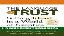 Collection Book The Language of Trust: Selling Ideas in a World of Skeptics